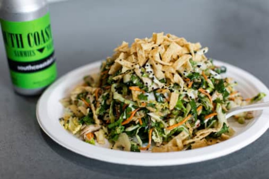 Authentic South Coast Deli Asian Greens with Chicken