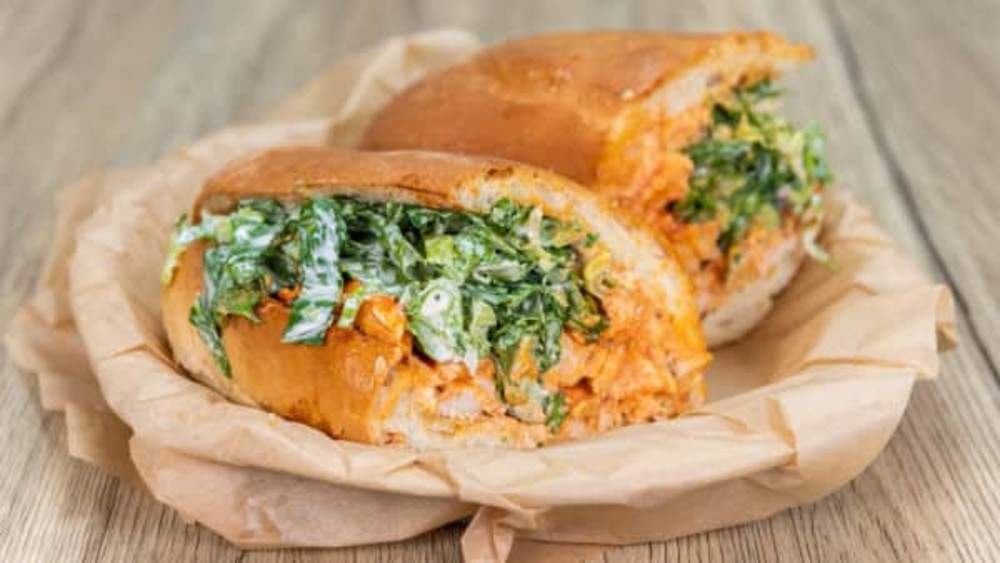 Authentic South Coast Deli Buffalo Chicken Sammie