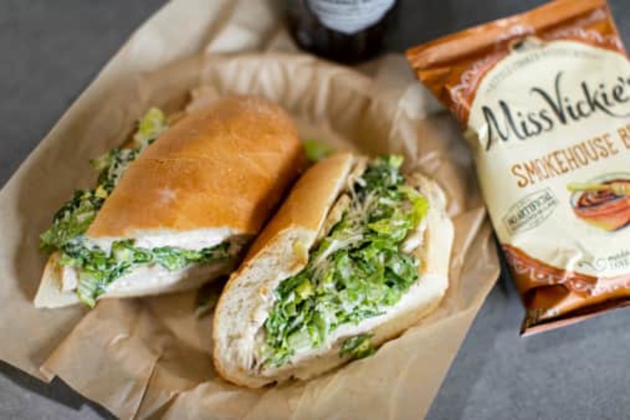 Authentic South Coast Deli Chicken Caesar Sammie