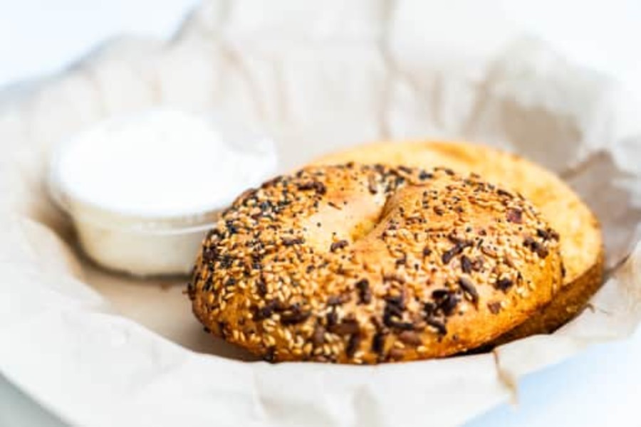 Authentic South Coast Deli Toasted Bagel